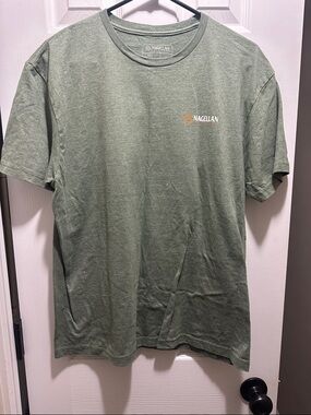 Magellan Outdoors Olive Green Short-Sleeve Crew Tee